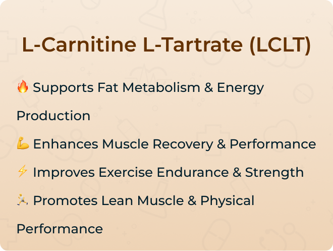 LCLT (L-Carnitine L-Tartrate)