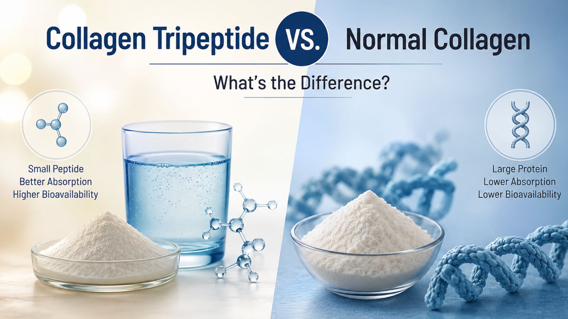 Collagen Tripeptide vs. Normal Collagen: What’s the Difference?